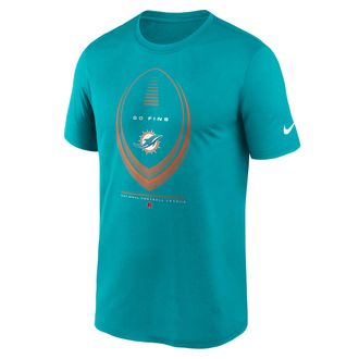 Nike Miami Dolphins Legend Icon Nike Mens Dri-FIT NFL T-Shirt in Green | NKGK3GT9P-NDB