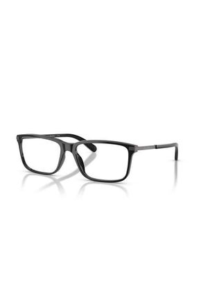Brooks Brothers 58mm Rectangle optical glasses in Black at Nordstrom
