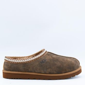 UGG Brown Tasman Leather Flats