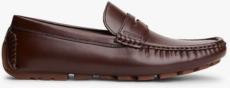 Tommy Hilfiger Mens Cleated Driving Loafer - Brown - US 10.5 / EU 43.5