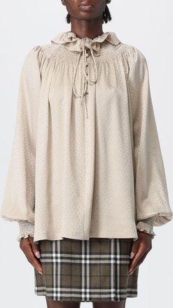 Burberry Top BURBERRY Woman color Beige