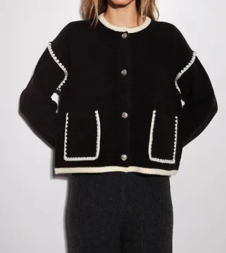John & Jenn Rene Sweater In Burnt Ember