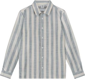 Law Of The Sea LAW OF THE Sea, Heren, Overhemden, Blauw, Maat: XL