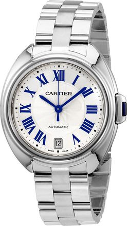 Cartier Pre-owned Cartier Cle Automatic Silver Dial Ladies Watch WSCL0006