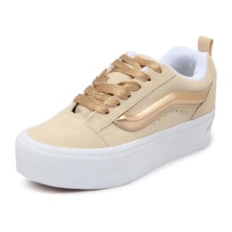 Vans Sneakers, female, Beige, Size: 10 1/2 US KNU Stack High Shine