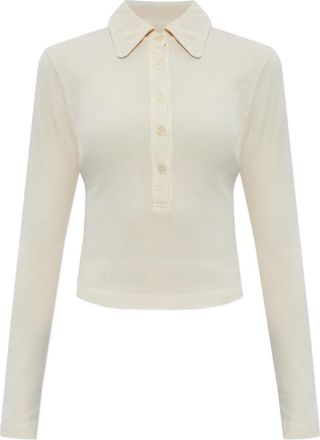 Citizens Of Humanity Brea 60s Polo - Dames - Polos - Beige - M - Katoen - Tops