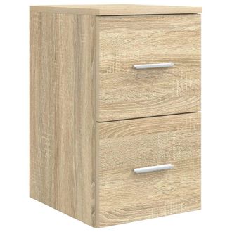 vidaXL Gabinete De Ba&ntilde;o Intermedio Roble Sonoma 30 X 44,5 X 50 Cm Vidaxl