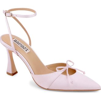 Badgley Mischka Yara II Ankle Strap Pump in Pink at Nordstrom, Size 7.5