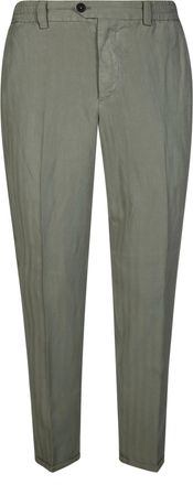 PT01 Green Tapered Carrot Trousers