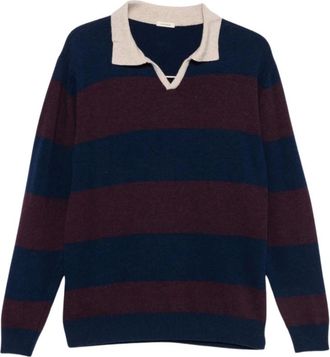 In The Box Rugby Wol Polo - Heren - Tops - Blauw - Maat: S Wol