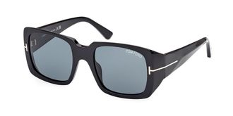 Tom Ford FT1035 RYDER-02 01V Womens Sunglasses Black Size 51
