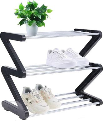 OEM Zapatero Peque&ntilde;o De 3 Niveles - Estante Para Zapatos Peque&ntilde;o - Almacenamiento De Zapatos Estrecho Y Estable - Organizador De Almacenamiento Para La En