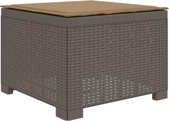vidaXL Sill&oacute;n Individual De Jard&iacute;n Con Coj&iacute;n Apariencia De Ratan Pp Vidaxl