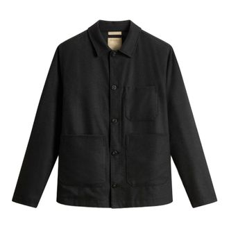 Woolrich Hombre, Chaquetas, Negro, Talla: XL