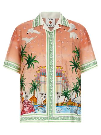 Casablanca Multicolor Relaxed Printed Shirt