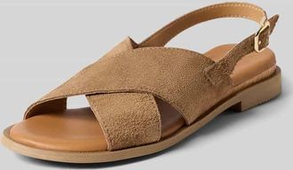 Tamaris Tamaris Sandalen aus echtem Leder in Camel, Gr&ouml;&szlig;e 36
