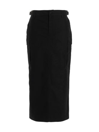 Wardrobe.NYC Wardrobe Nyc Womens Cargo Midi Skirt