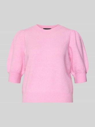 Vero Moda Regular Fit Strickpullover mit Crew Neck Modell DOFFY in Rosa, Gr&ouml;&szlig;e XL