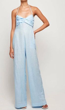 S/W/F Sweetheart Jumpsuit In Blue