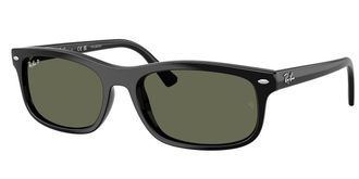 Ray-Ban RB2224F Asian Fit Polarized 601/58 Mens Sunglasses Black Size 57
