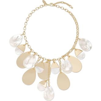 Ramy Brook Karina Mother of Pearl Charm Necklace at Nordstrom, Size No Size