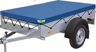 OEM Lona Para Remolque, Lona Impermeable Para Remolque Con Cuerda De Goma, Lona Protectora Plana De 208 X 114 X 13 Cm