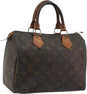 Louis Vuitton Pre-owned Speedy 25 Hand Bag - Dames - Vintage Handtas - Bruin - ONE Size - Leer - Vintage