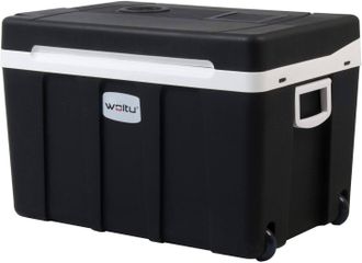Woltu Woltu Frigo Portatile 50l Mini Frigorifero Minifrigo Per Ufficio Campeggio Auto Nero.classe Di Efficienza Energetica E