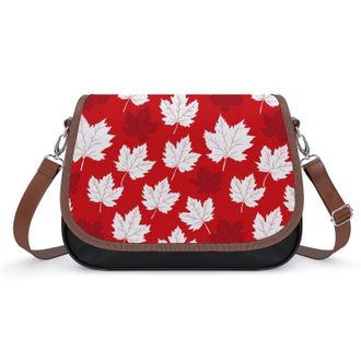 Generic Maple Canada Flag Fashion Womens Crossbody Bags Novelty Handbag Shoulder Bag Purse