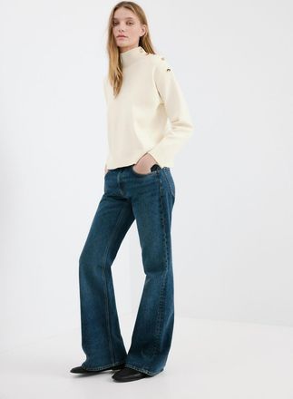 Mango Pullover maglia bottoni gioiello grezzo - Donna - XS - MANGO