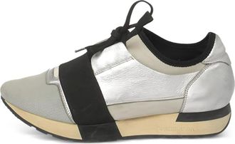 Balenciaga Sneakers Race Runner - Argento