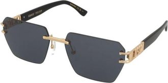 Dsquared2 Square Rimless Zonnebrillen - unisex - Accessoires - Geel - Maat: 58 MM