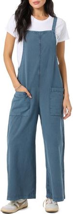 O'Neill Summerlin 2 Cotton & Linen Overalls in Slate at Nordstrom, Size Xx-Large