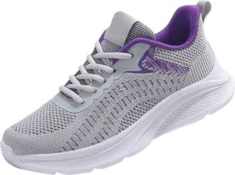 Generic Womens Arch Support Running Trainers Womens Wide Fit Slip on Shoes Womens New Fly Weave Breathable Sneakers Casual Shoes Comfortable Casual Black Wome