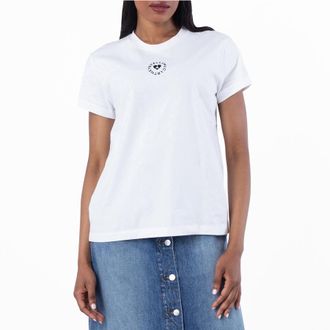 Stella McCartney Lovestruck Logo Cotton T-Shirt, Size X-Small