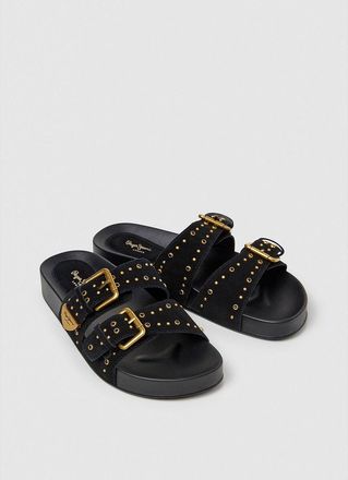 Pepe Jeans London AGNES STUDS muiltjes met dubbele bandjes