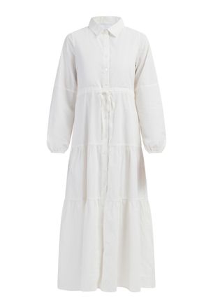 Usha Katoenen maxi jurk lynnea Dames wolwit