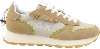 Sun 68 Ally Ethnic Sneaker - Dames - Sneakers - Beige - 36 EU - Leer - Schoenen