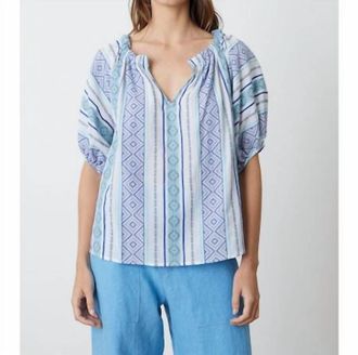 Velvet Kimmy Top In Blue