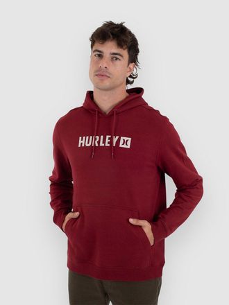 Hurley Hurley The Box Fleece Po Sudadera con Capucha rojo
