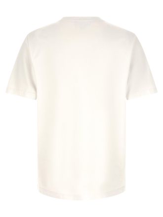 Maison Kitsun&eacute; Logo-Embroidered Cotton T-Shirt - White