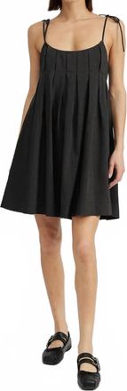 En Saison Jovie Babydoll Mini Dress In Black
