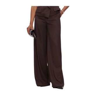 Est'seven Broeken, Dames, Bruin, XS, Polyester, Ferreira Josiah Trouser Fw 26