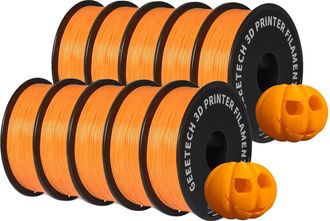 OEM Filamento Para Impresora 3d, Material Pla, Dise&ntilde;o Antienredos, Color Naranja