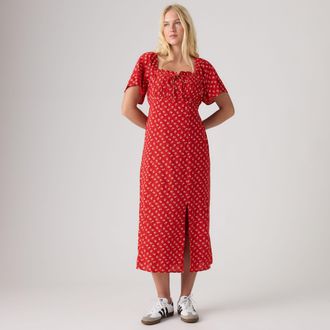 Levi's Amara Column Midi Dress - Womens - XS - Red