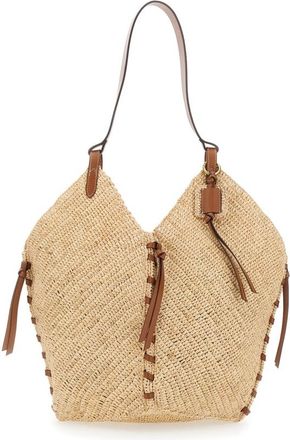 Isabel Marant Losange Raffia Shoulder Bag