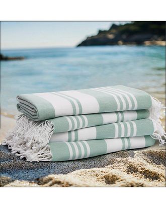 Oceanfront Resort Salty Stripe 4-Pack Sand-Free Beach Towels
