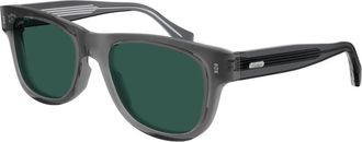 Cartier Ct 0277S 005 Zonnebrillen - Heren - Zonnebrillen - Grijs - 55 MM - Accessoires