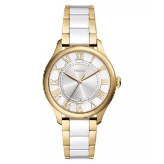 Fossil Womens Gilmore White Dial Watch
