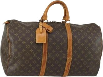 Louis Vuitton Pre-owned Weekendtas - unisex - Vintage Weekendtas - Bruin - ONE Size - Vintage
